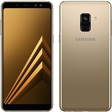 Smartphone Samsung Galaxy A8 Duos zlatý 